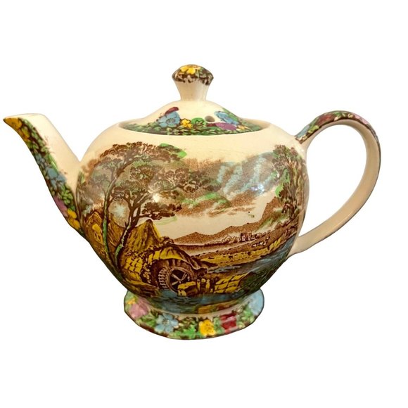 Sadler Dining Vintage Sadler The Old Mill Teapot 5 Poshmark